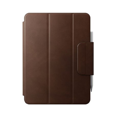 Nomad Leather Folio Plus funda piel iPad Pro 11" & Air 10,9" marrón