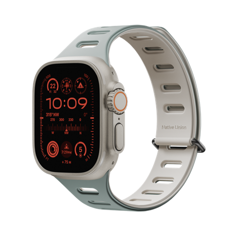 Native Union Active Magnetic correa reversible Apple Watch Ultra & 42/44/45 mm slate green