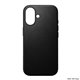 Nomad Modern Leather Case iPhone 16 negra