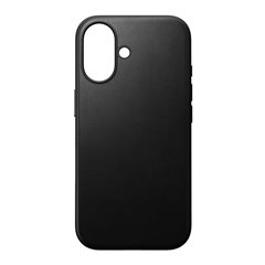 Nomad Modern Leather Case iPhone 16 negra