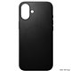 Nomad Modern Leather Case iPhone 16 Plus negra