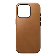 Nomad Modern Leather Case iPhone 16 Pro english tan