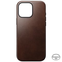 Nomad Modern Horween Leather Case iPhone 16 Pro Max marrón