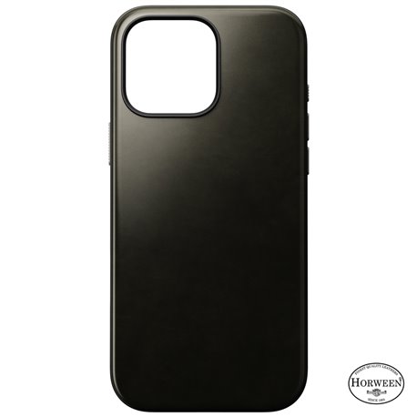 Nomad Modern Horween Leather Case iPhone 16 Pro Max verde