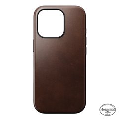 Nomad Modern Horween Leather Case iPhone 16 Pro marrón