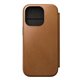 Nomad Modern Leather Folio iPhone 16 Pro english tan