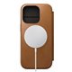 Nomad Modern Leather Folio iPhone 16 Pro english tan