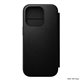 Nomad Modern Leather Folio iPhone 16 Pro negro