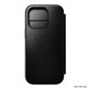 Nomad Modern Horween Leather Folio iPhone 16 Pro negro