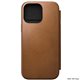 Nomad Modern Leather Folio iPhone 16 Pro Max english tan