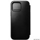 Nomad Modern Horween Leather Folio iPhone 16 Pro Max negro