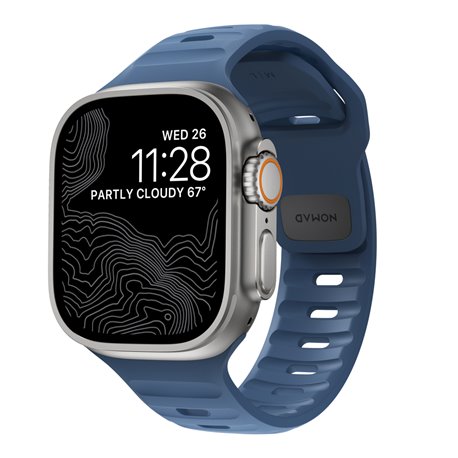 Nomad Sport Strap V2 correa deportiva Apple Watch 42/44/45/49 mm naval blue