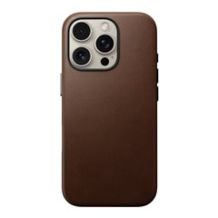 Nomad Traditional Leather Case iPhone 16 Pro marrón