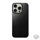 Nomad Horween Magnetic Leather Back iPhone 16 Pro negro