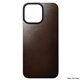 Nomad Horween Magnetic Leather Back iPhone 16 Pro Max marrón