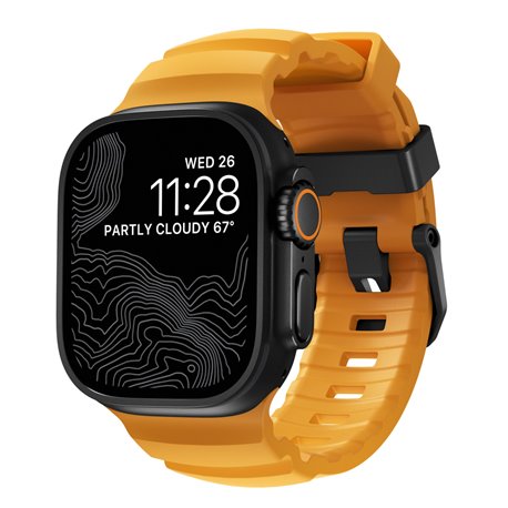 Nomad Rocky Point correa Apple Watch 45/49 mm sol yellow BH