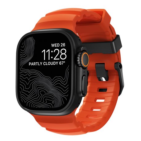 Nomad Rocky Point correa Apple Watch 45/49 mm magma BH