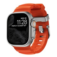 Nomad Rocky Point correa Apple Watch 45/49 mm magma